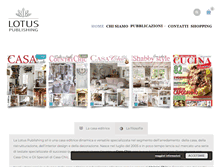 Tablet Screenshot of lotus-publishing.com